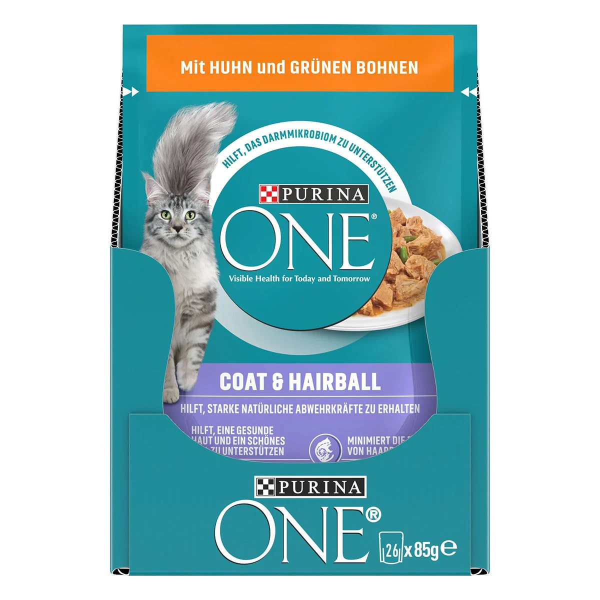 PURINA ONE COAT & HAIRBALL in Sauce Huhn kaufen