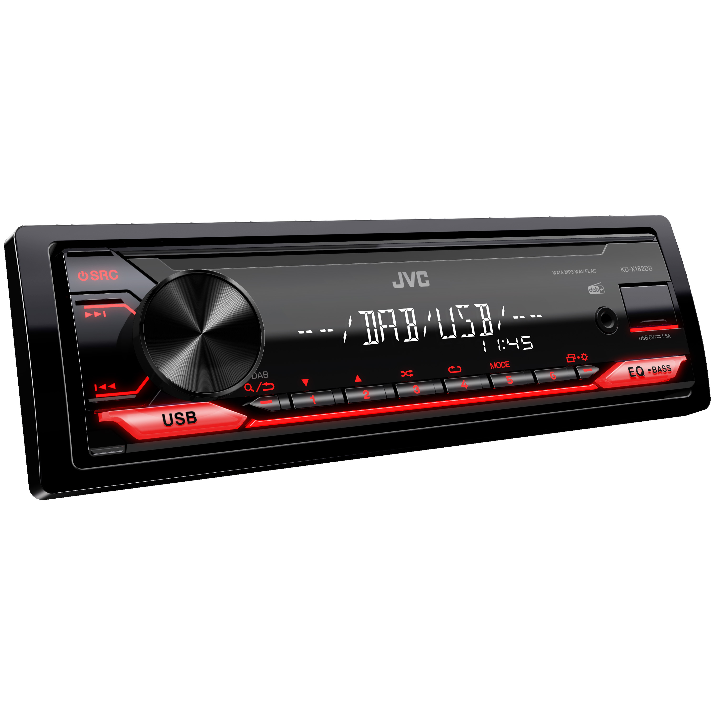 JVC KD-X182DB Autoradio mit DAB+, USB uvm. - ATU