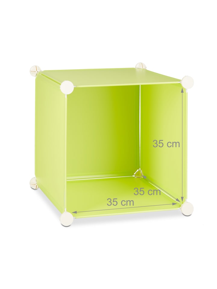 relaxdays Kinderregal Stecksystem in Bunt günstig kaufen onesize