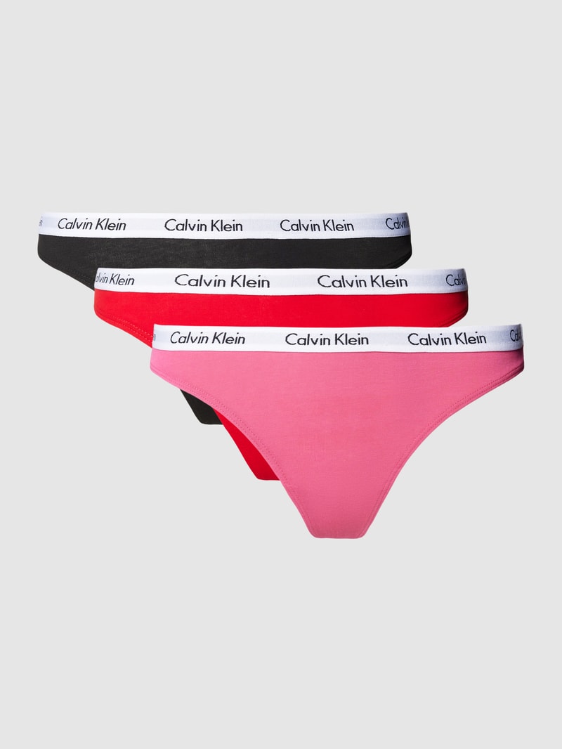 String im 3er-Pack Modell 'CAROUSEL' in bordeaux rot