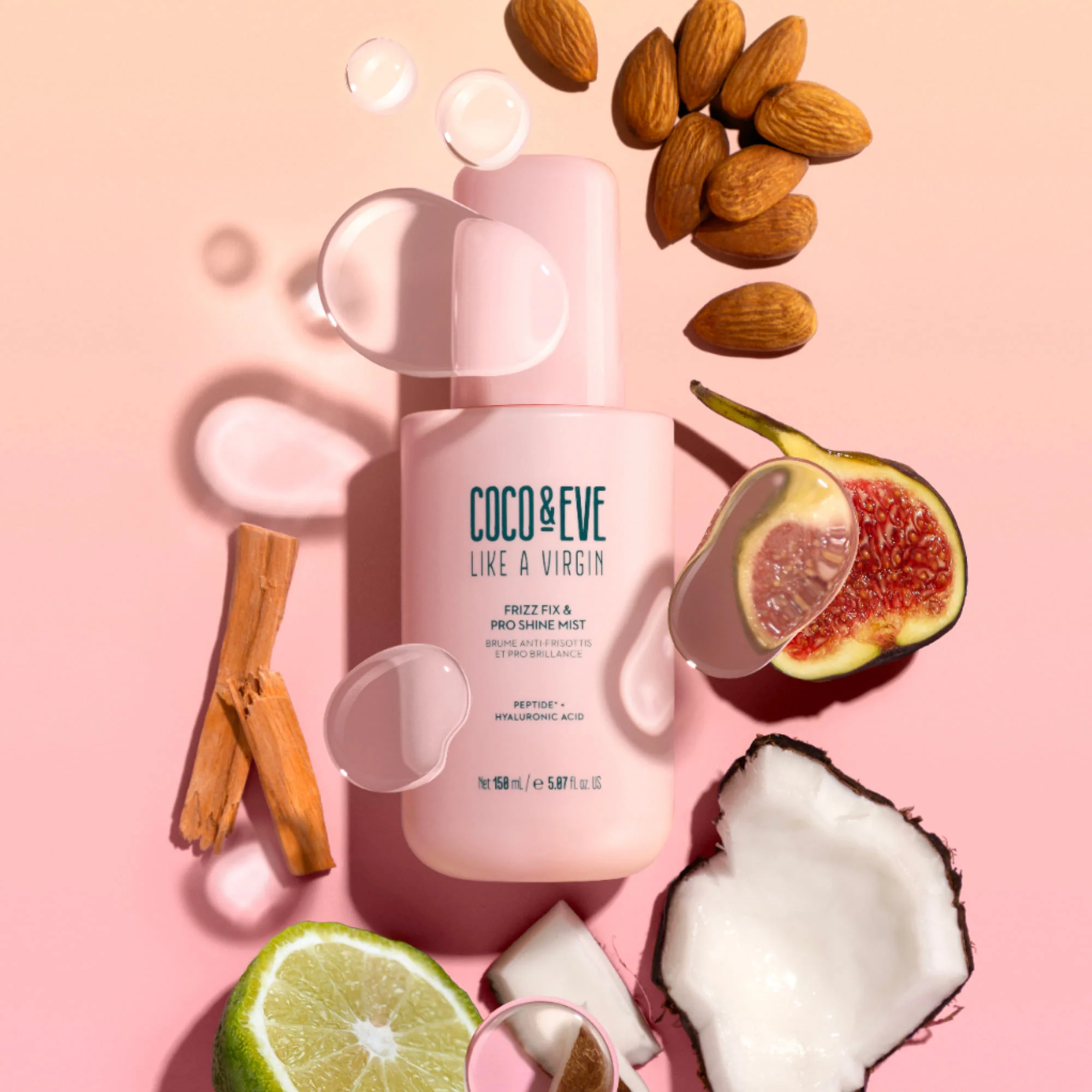 Spray fijador y abrillantador Like A Virgin Frizz Fix & Pro Shine - Spray para peinar y dar acabado al cabello