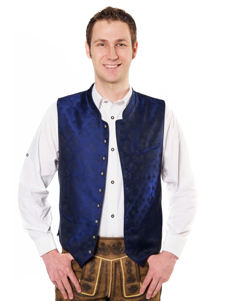Edelnice Weste Konstantin in blau günstig kaufen