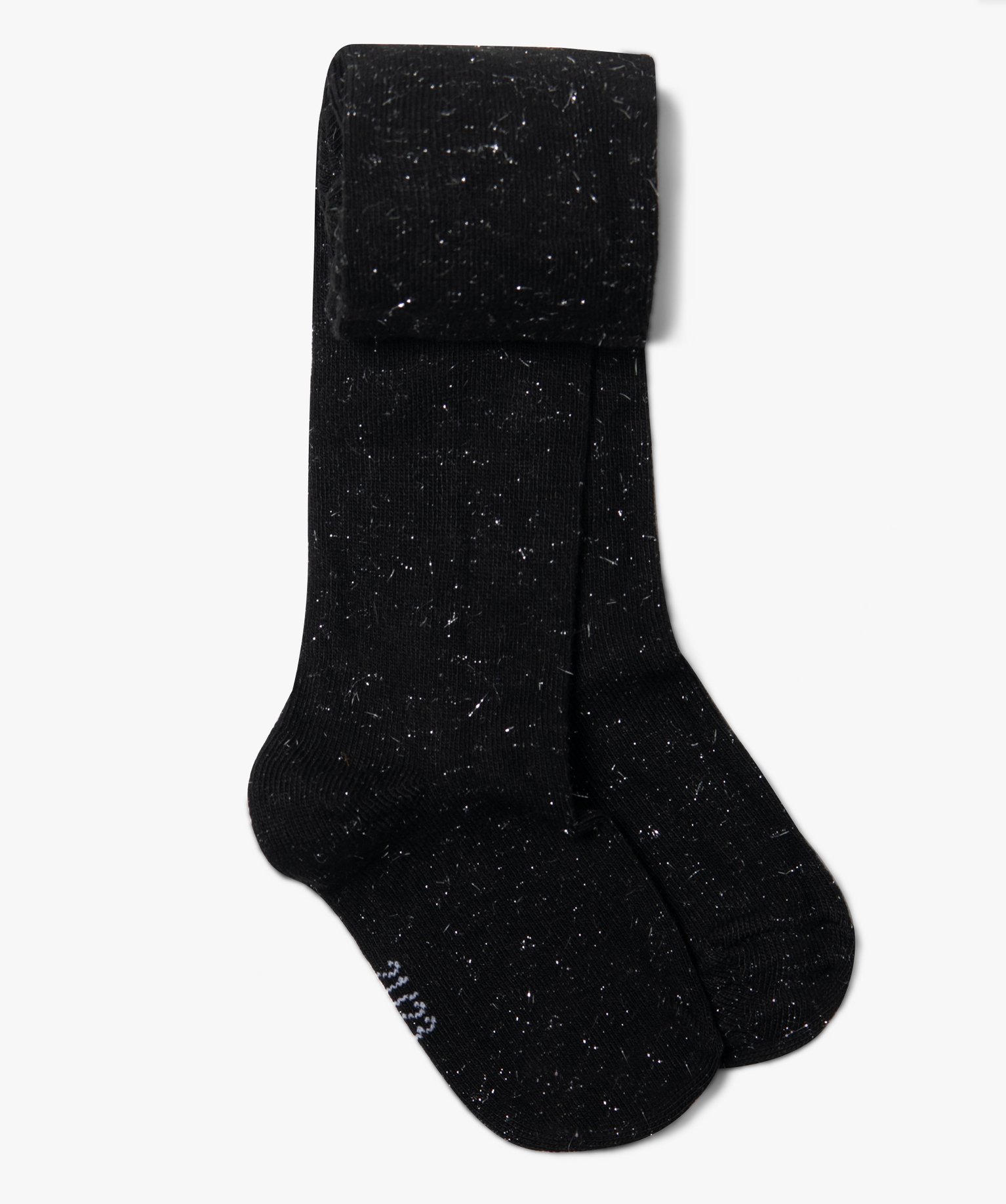 Collant bébé fille chaud pailleté noir | GEMO