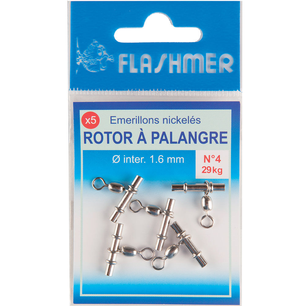 Flashmer sliding swivel for rotor, longline size 4, 29kg (x5)
