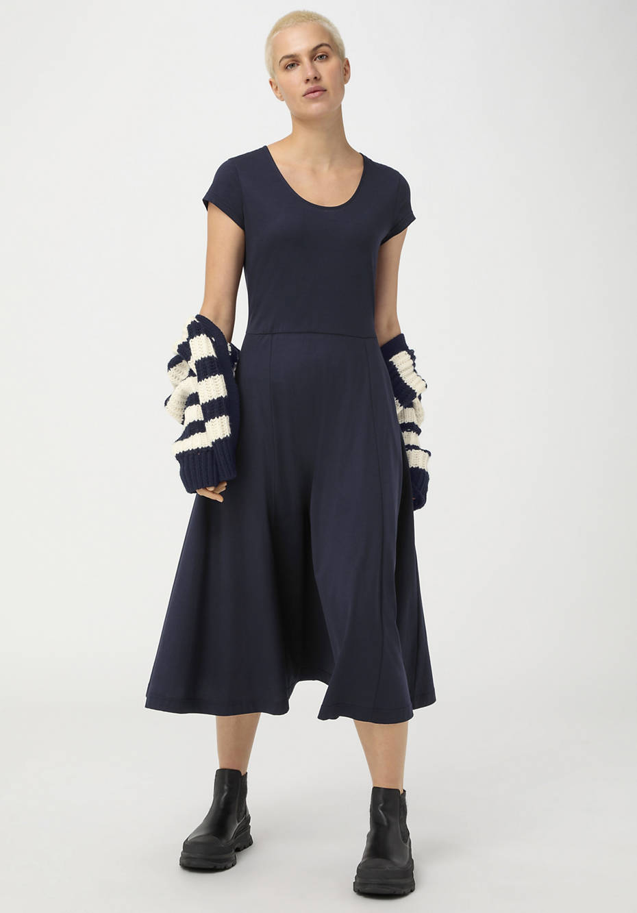 Jersey-Kleid aus reiner Bio-Baumwolle