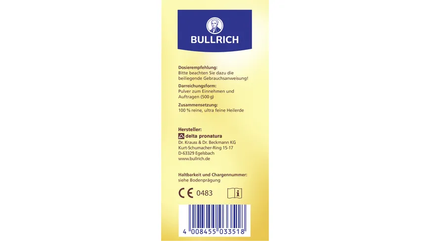 Bullrich Heilerde Pulver ultra fein 500 g