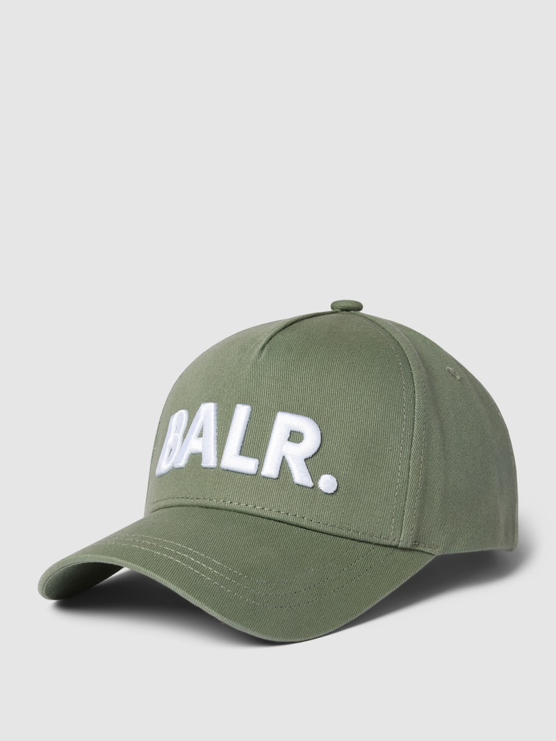 Basecap mit Label-Stitching in grün
