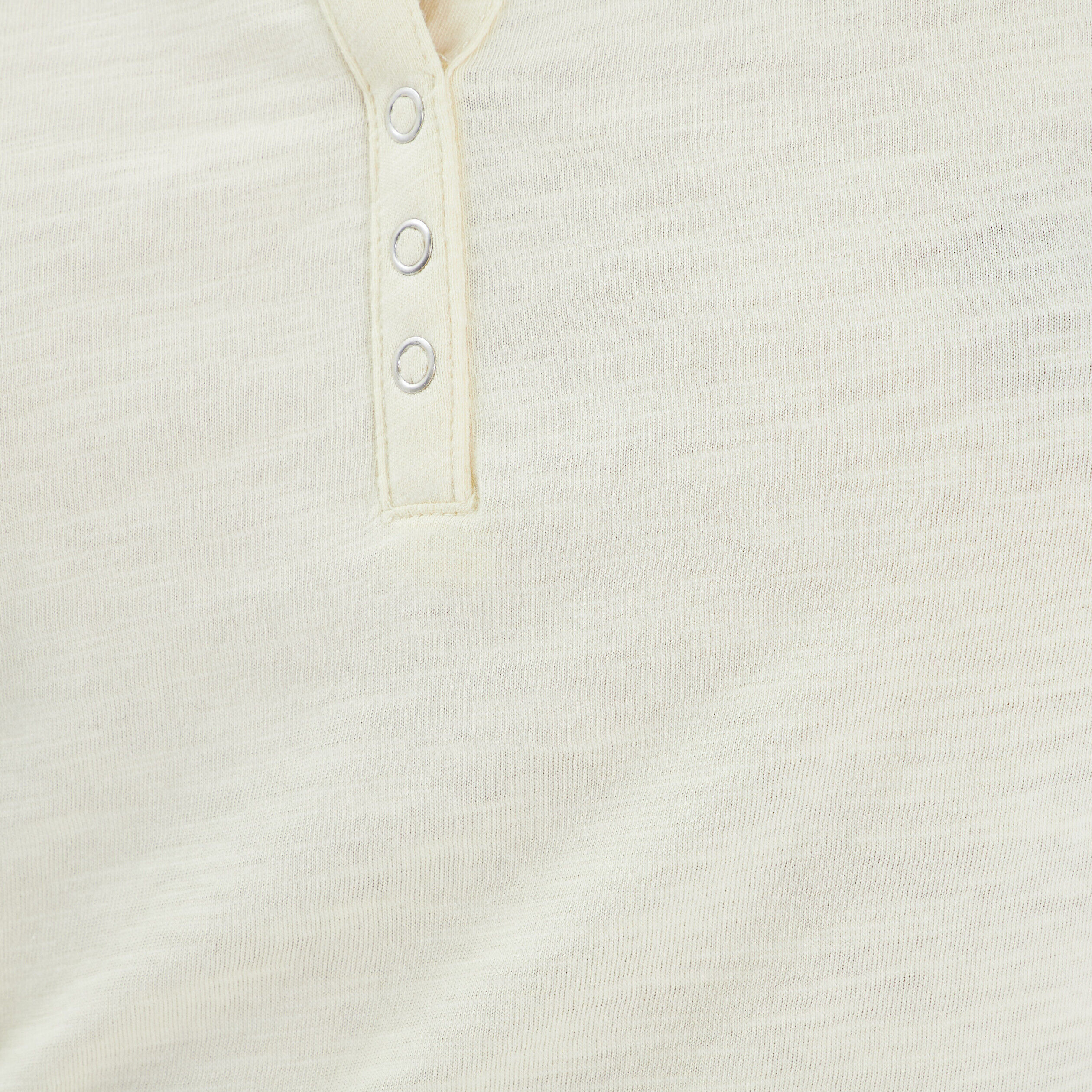 T-shirt manches courtes jaune clair femme | Cache Cache