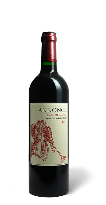 Bordeaux Annonce de Bélair-Monange  Saint-Emilion Grand Cru  2014  75 cl - Rouge