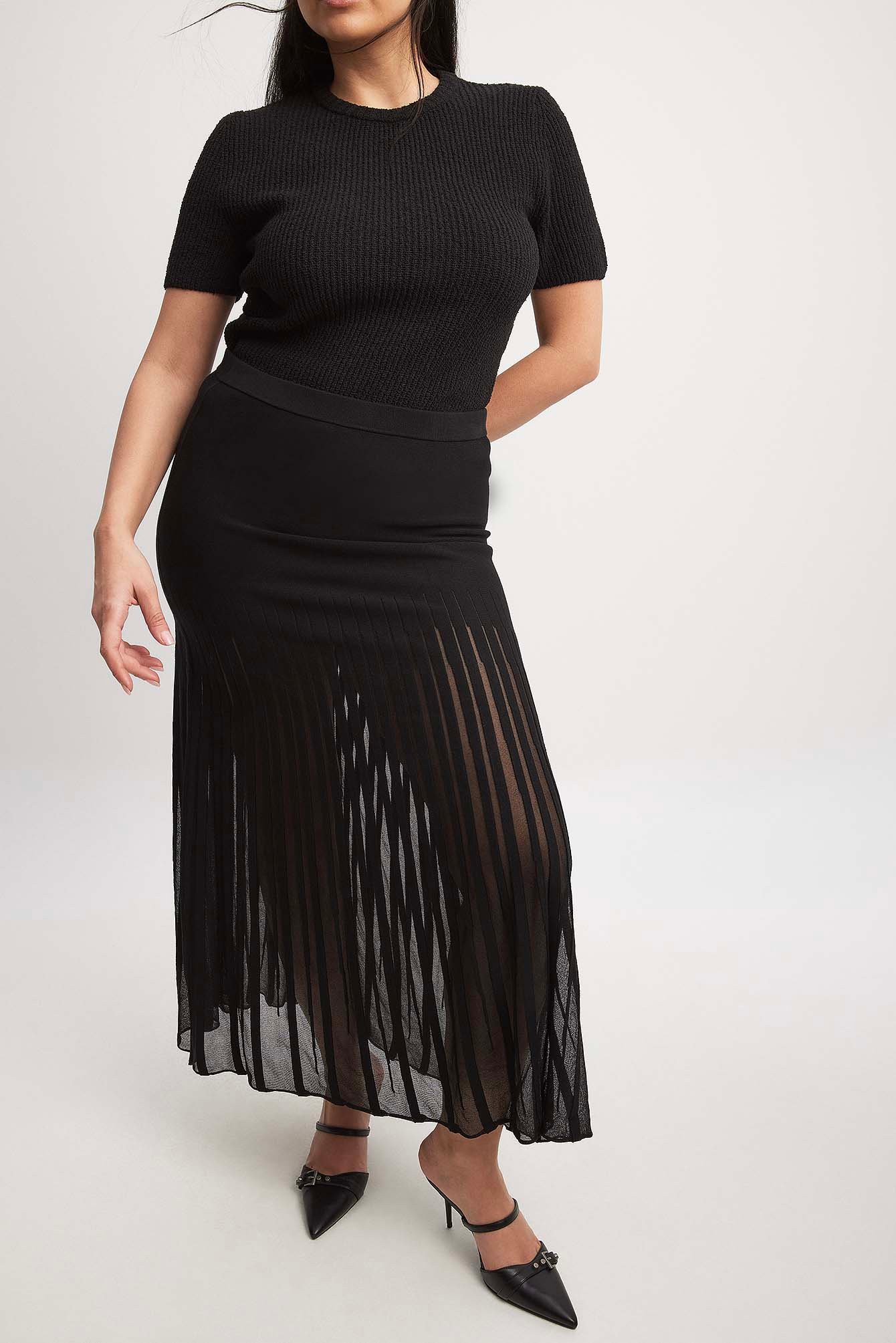 Knitted Maxi Skirt