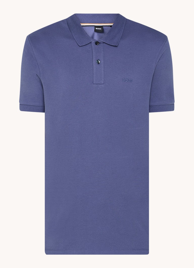 Polo HUGO BOSS Pallas de corte regular em algodão piqué