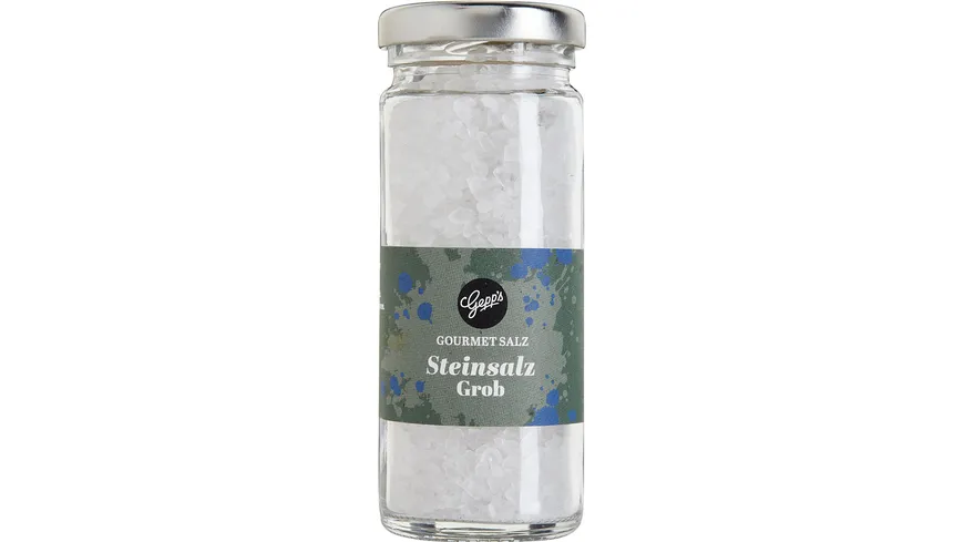 Gepp's Gourmet Steinsalz Grob 120 g