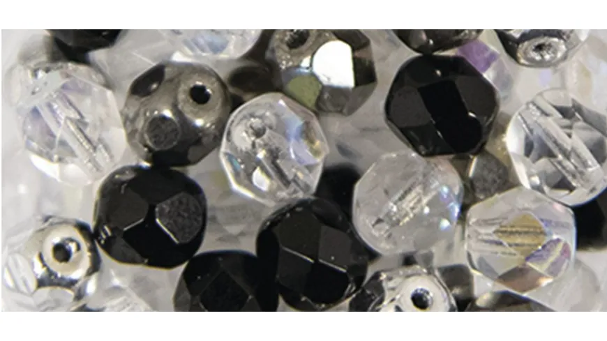 rayher Glas Schliffperle 6mm ø Kristall