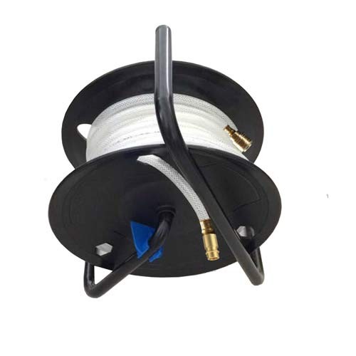 MAUK Druckluft - Schlauch - Trommel 20m PVC 6,3 mm mit Messing - Connector