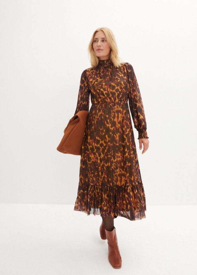 Mesh Shirtkleid