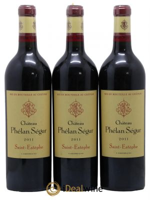Château Phélan Ségur  2011 - Lot de 3 Bouteilles