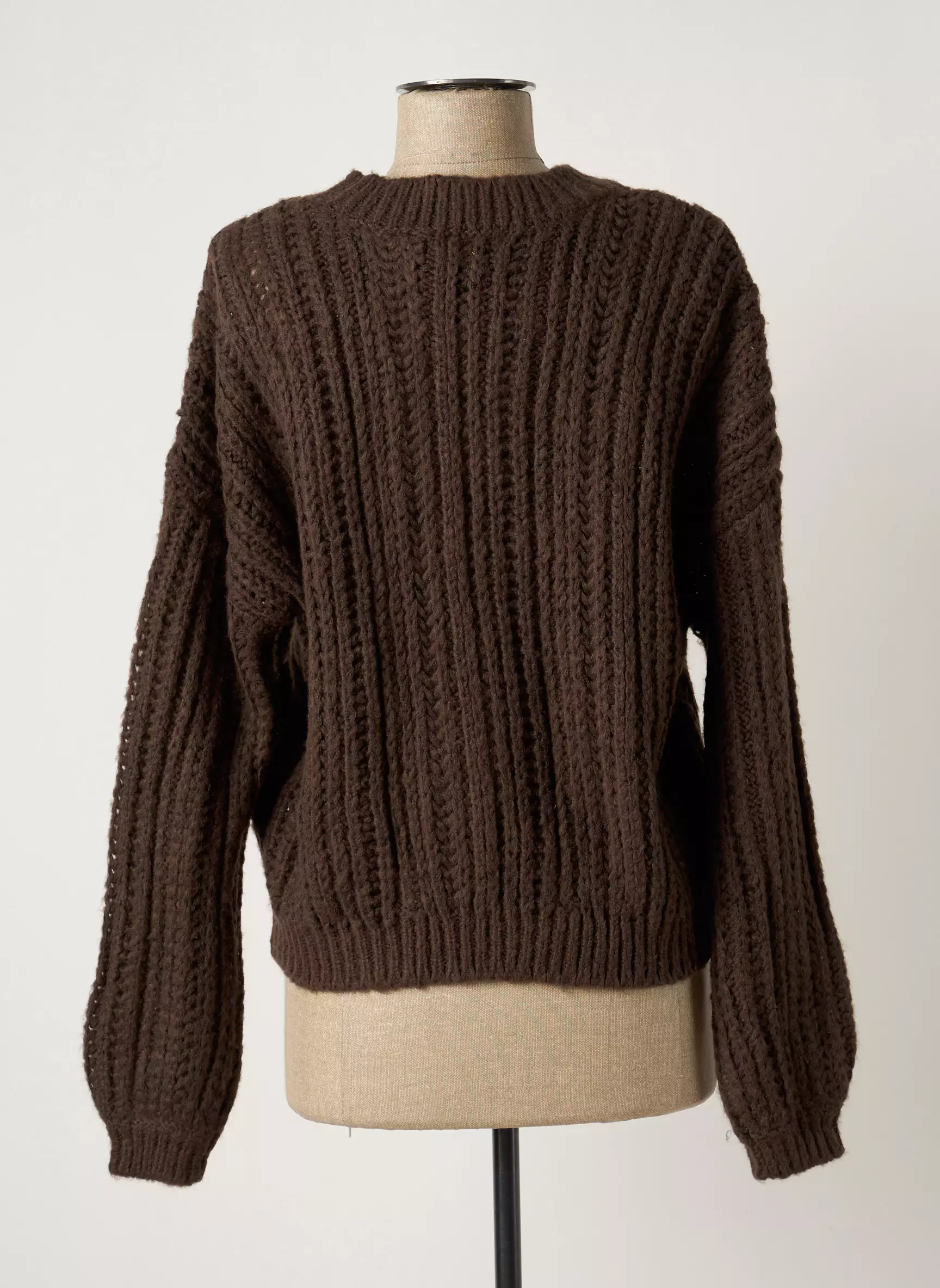 Only Pulls Femme couleur marron
