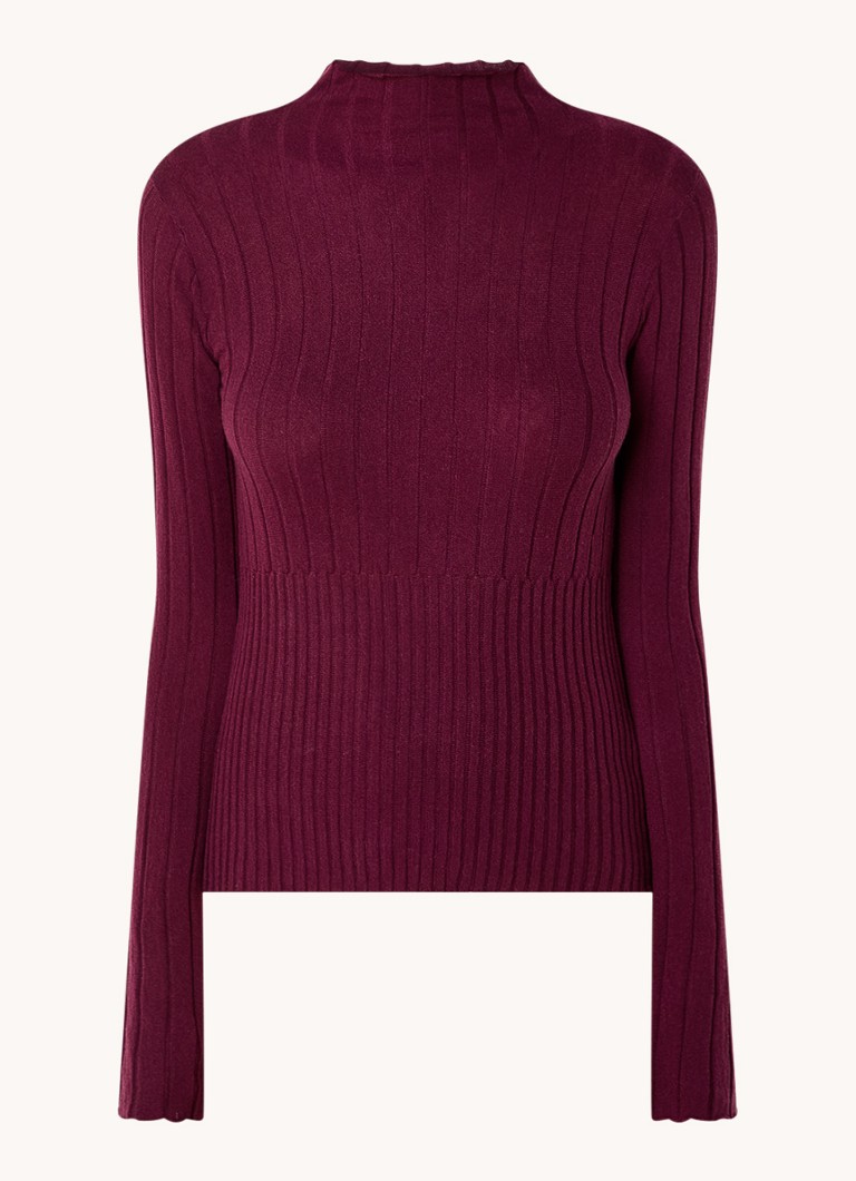 Maglione a coste Baltico di Max & Co, in misto lana, con collo alto