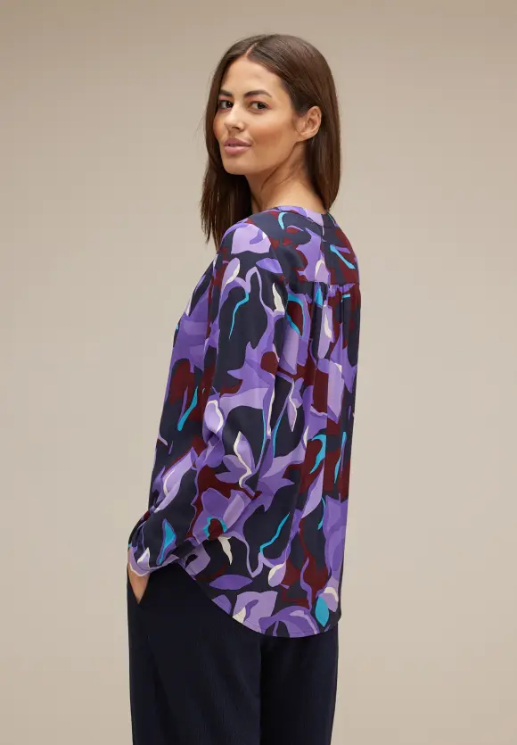 Street One Viskose Bluse mit Print