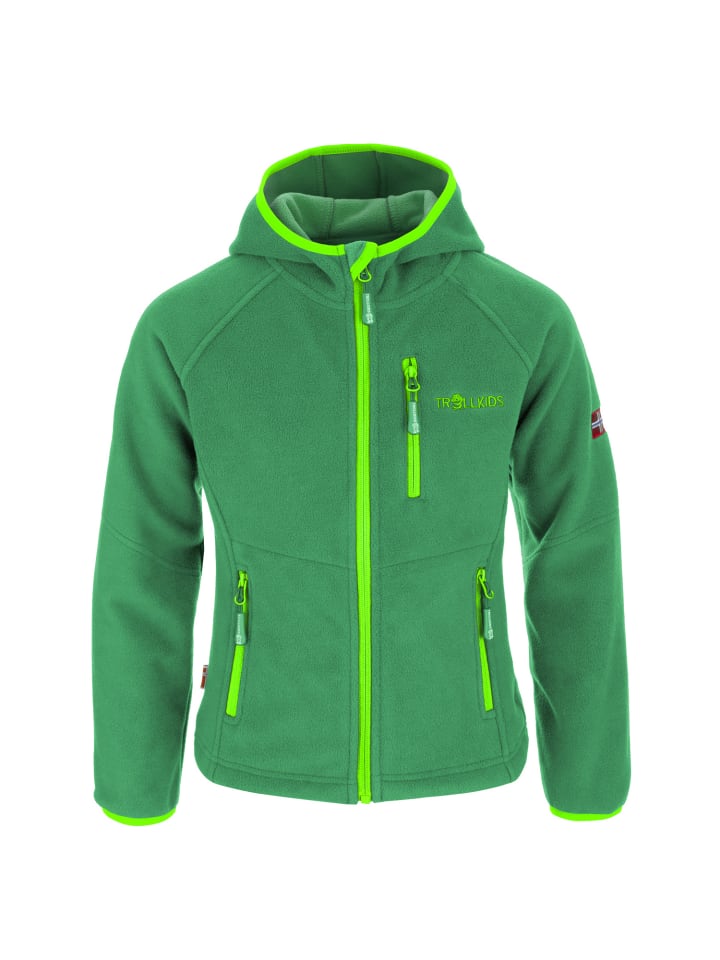 Trollkids Fleecejacke Stavanger in dark green günstig kaufen 92