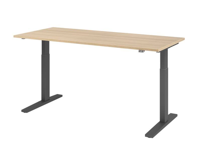 Hammerbacher Steh-Sitz-Schreibtisch VXMKA19/E/G Eiche 1800 mm x 800 mm