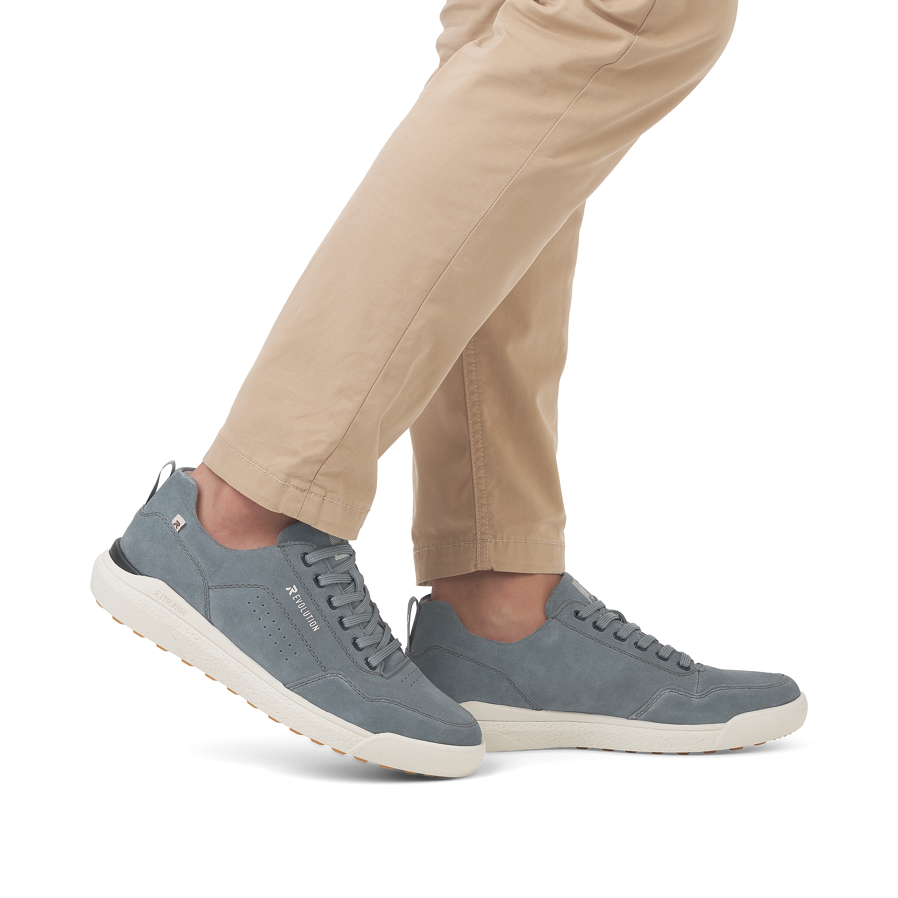 Rieker Herren Sneaker Low steel blue