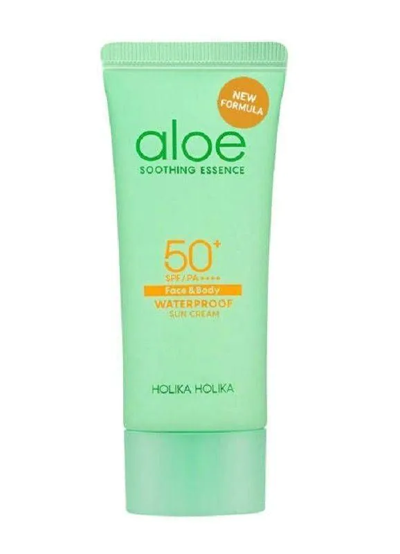 Holika Holika Aloe Vandfast Solgel Creme-gel til ansigt og krop SPF 50+