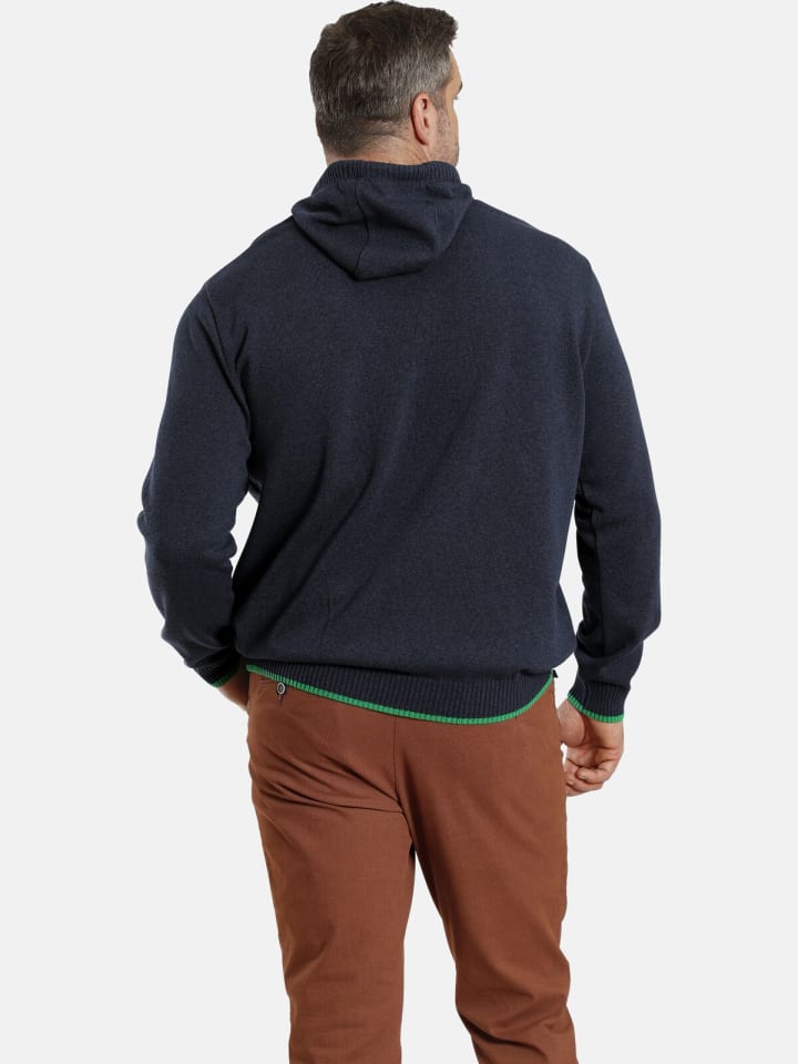 Charles Colby Pullover EARL HICKEN in dunkelblau melange günstig kaufen