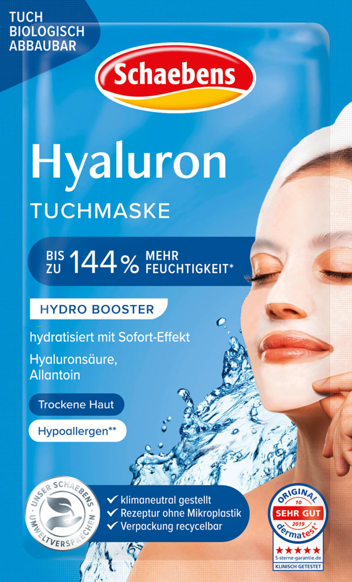 Tuchmaske Hyaluron, 1 St