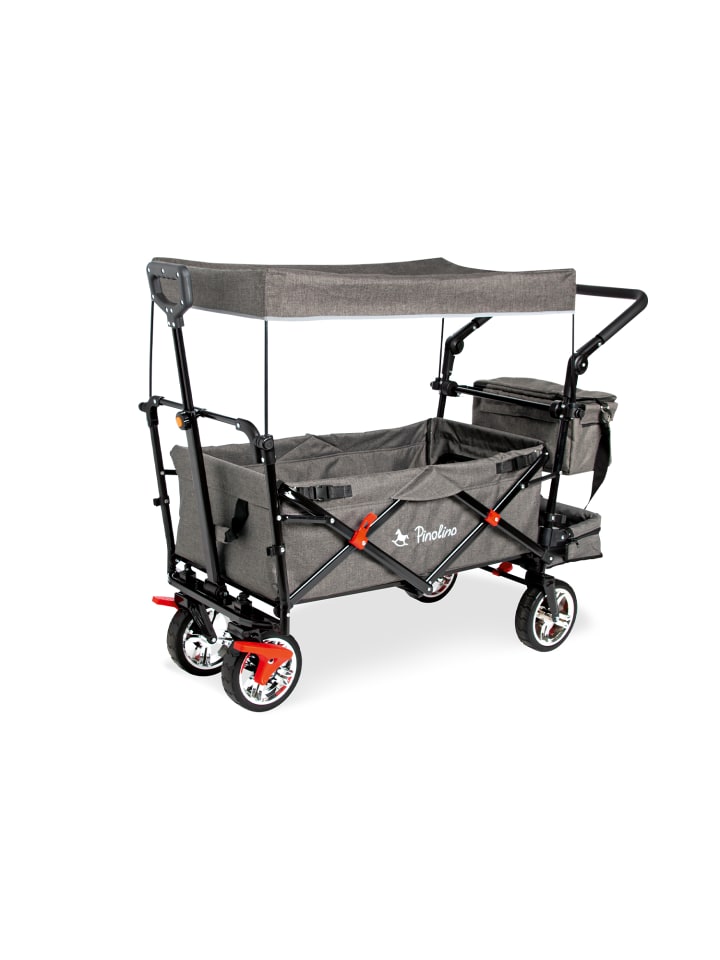 Pinolino Klappbollerwagen 'AddPlus' mit Bremse in schwarz günstig kaufen onesize