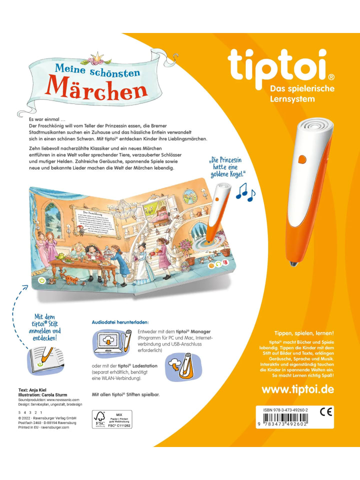 Ravensburger tiptoi® Meine schönsten Märchen günstig kaufen onesize