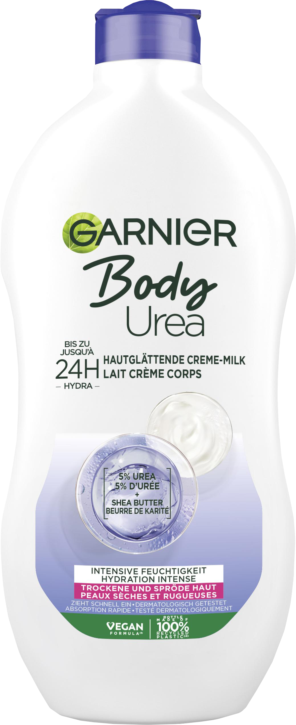 Garnier Body Urea 24H Hautglättende Creme-Milk