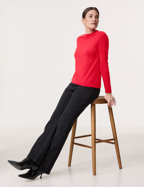 Langarmshirt mit Turtleneck