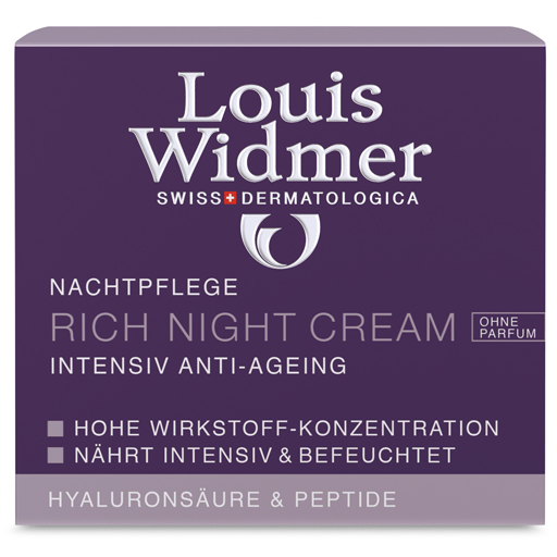 WIDMER Rich Night Cream unparfümiert  50 ml  Creme