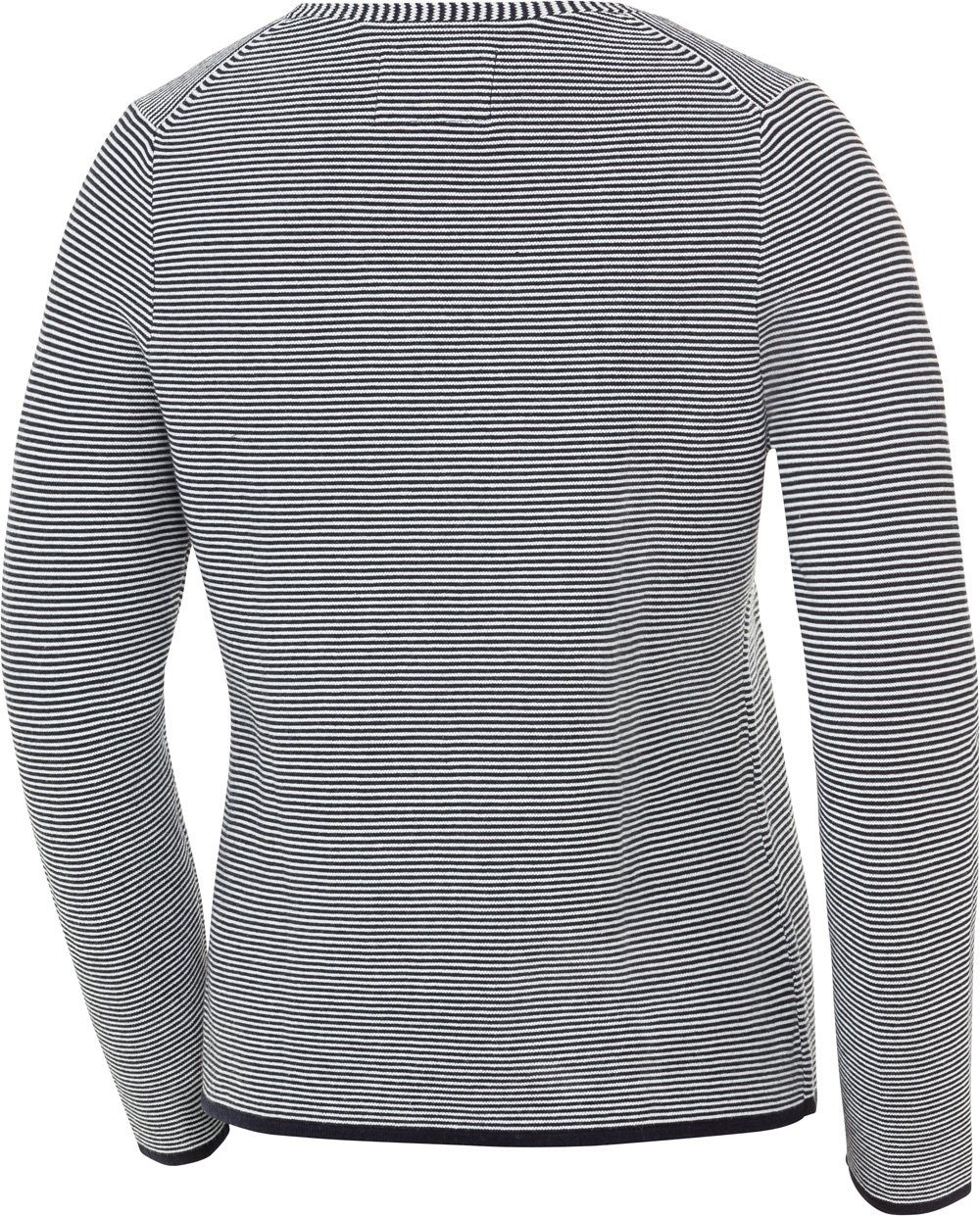 Patsy & Lou V-Ausschnitt-Pullover hochwertiges Strick-Gewebe aus reiner Baumwolle