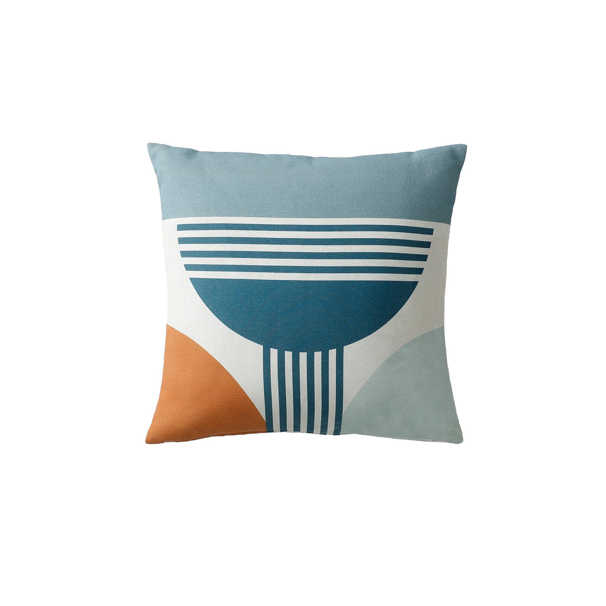 Housses de coussin carrées imprimé Art déco
