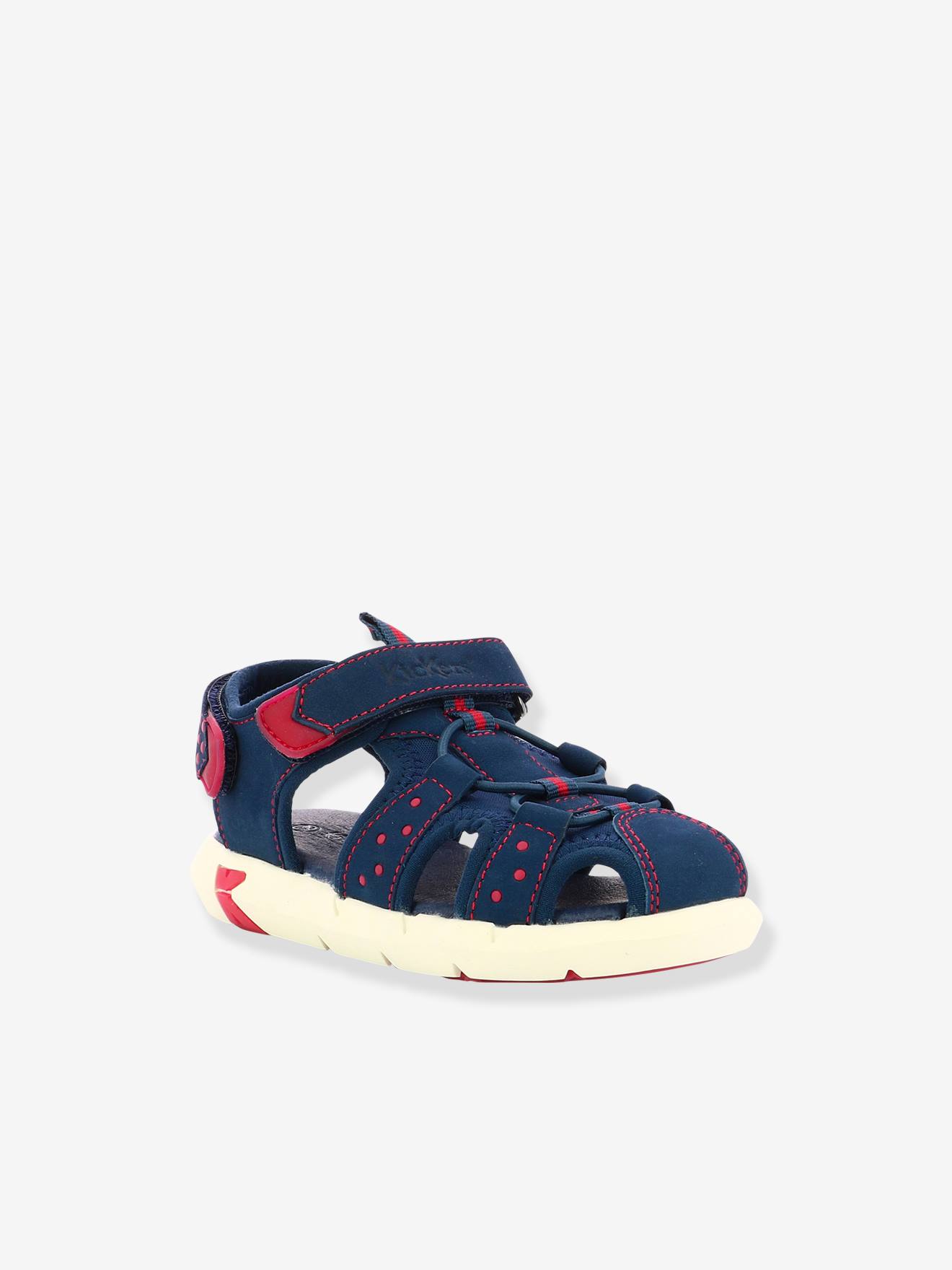 Sandales cuir enfant Jumange KICKERS® marine