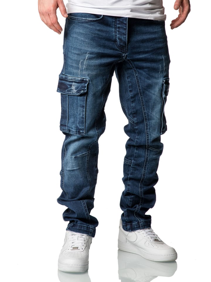 Amaci&Sons Jeans Regular Slim CARY in Dunkelblau günstig kaufen