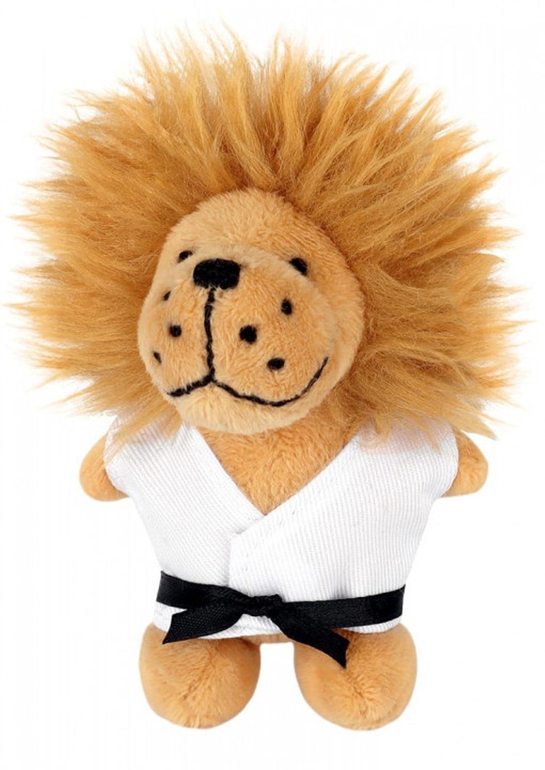 BAY-Sports Schlüsselanhänger Schlüsselanhänger Karate Taekwondo Plüschtier Stofftier Glücksbringer (Kinder & Erwachsene, Geschenk), Kuscheltier Maskottchen Geschenk Kampfsport Kickboxen Karate Taekwondo