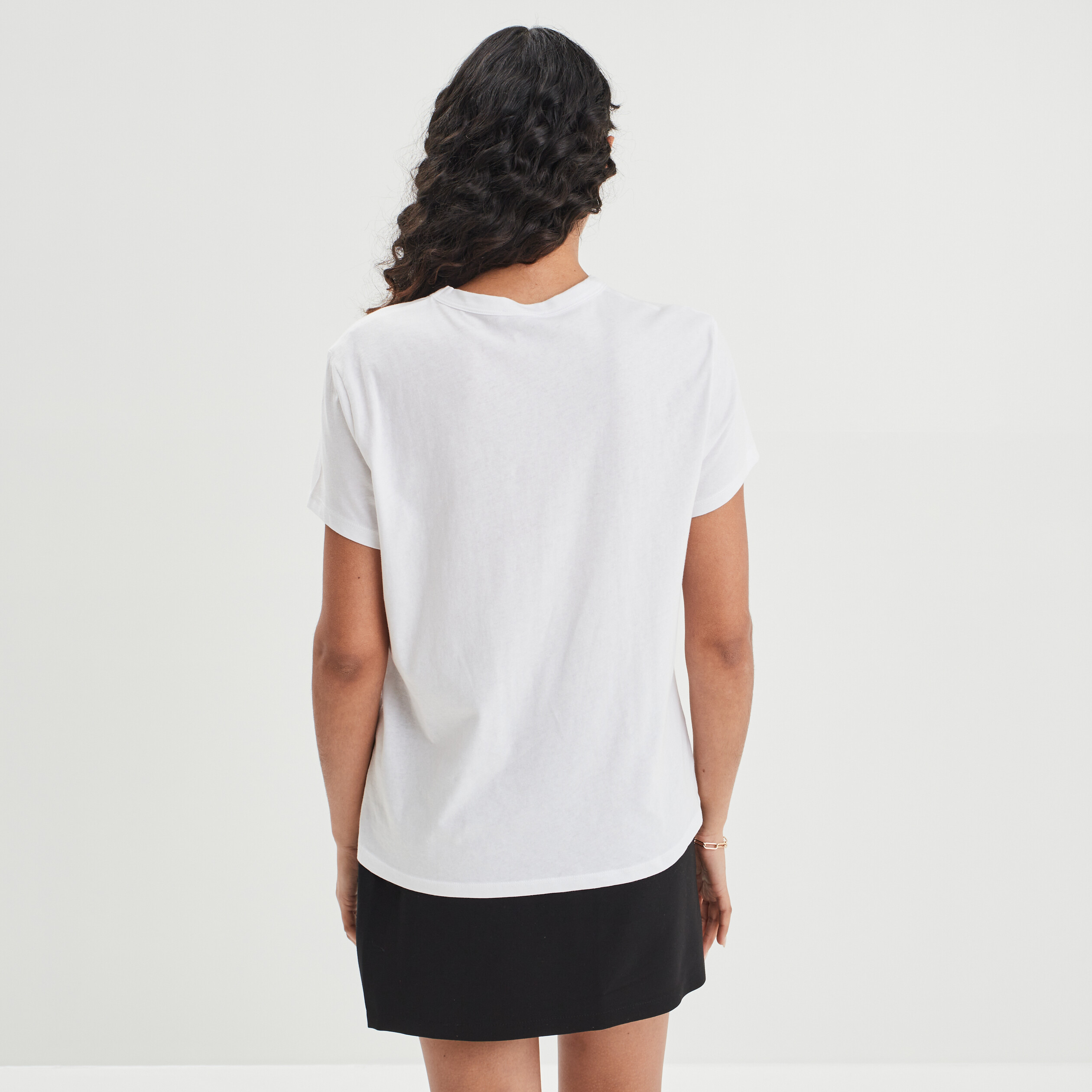 T-shirt manches courtes jaune clair femme | La Halle