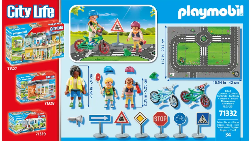 PLAYMOBIL 71332 - City Life - Fahrradparcours