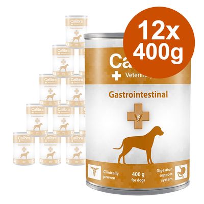 Sparpaket Calibra Veterinary Diet Dog Gastrointestinal 12 x 400 g