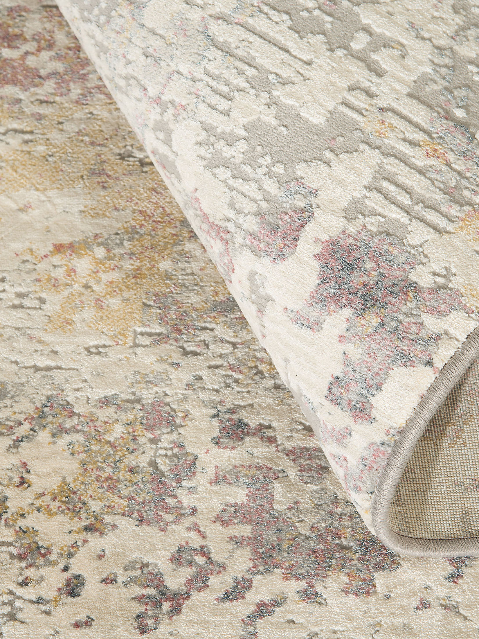 Calanthe Vintage-Teppich, Hellgrau