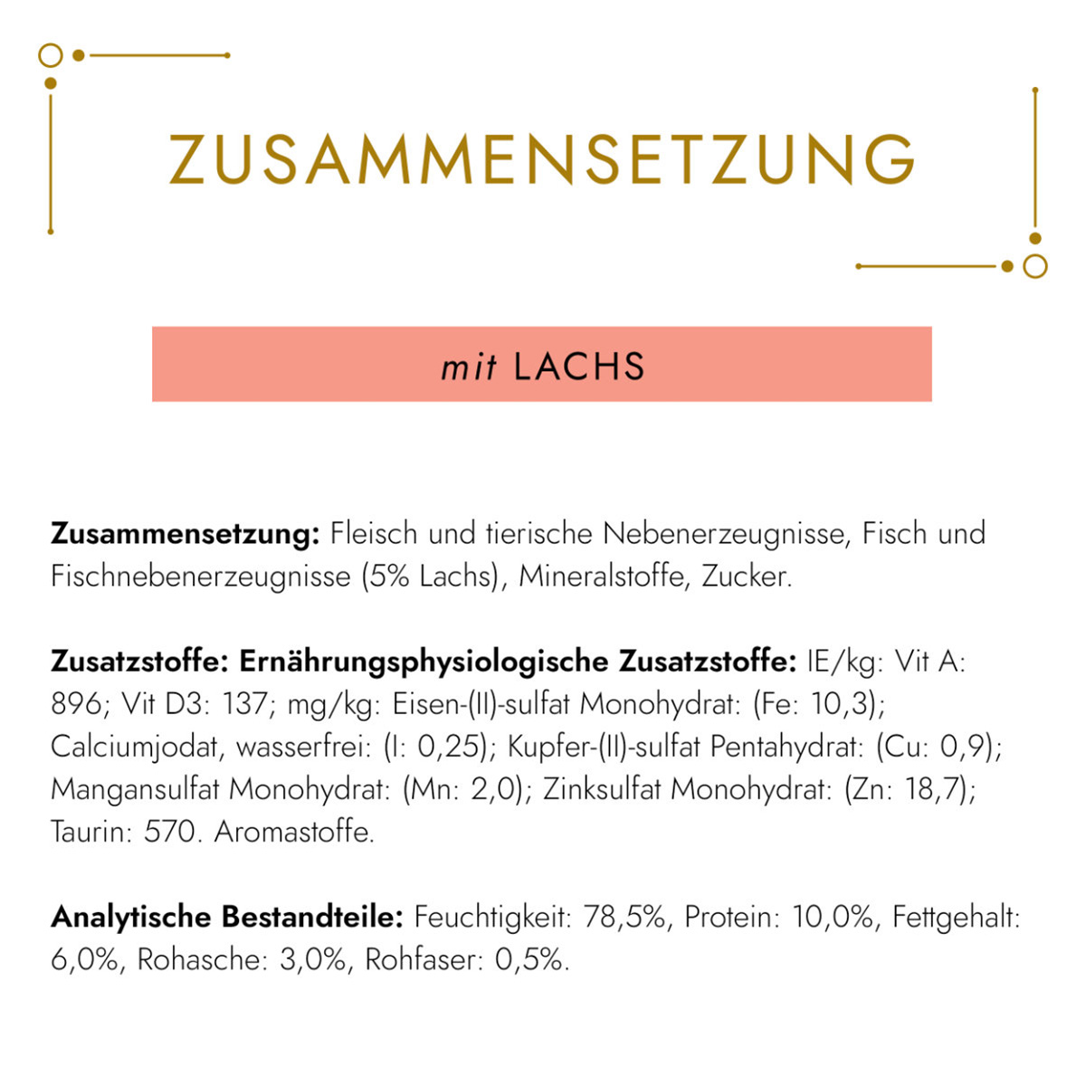GOURMET Gold Schmelzender Kern mit Lachs kaufen bei ZooRoyal