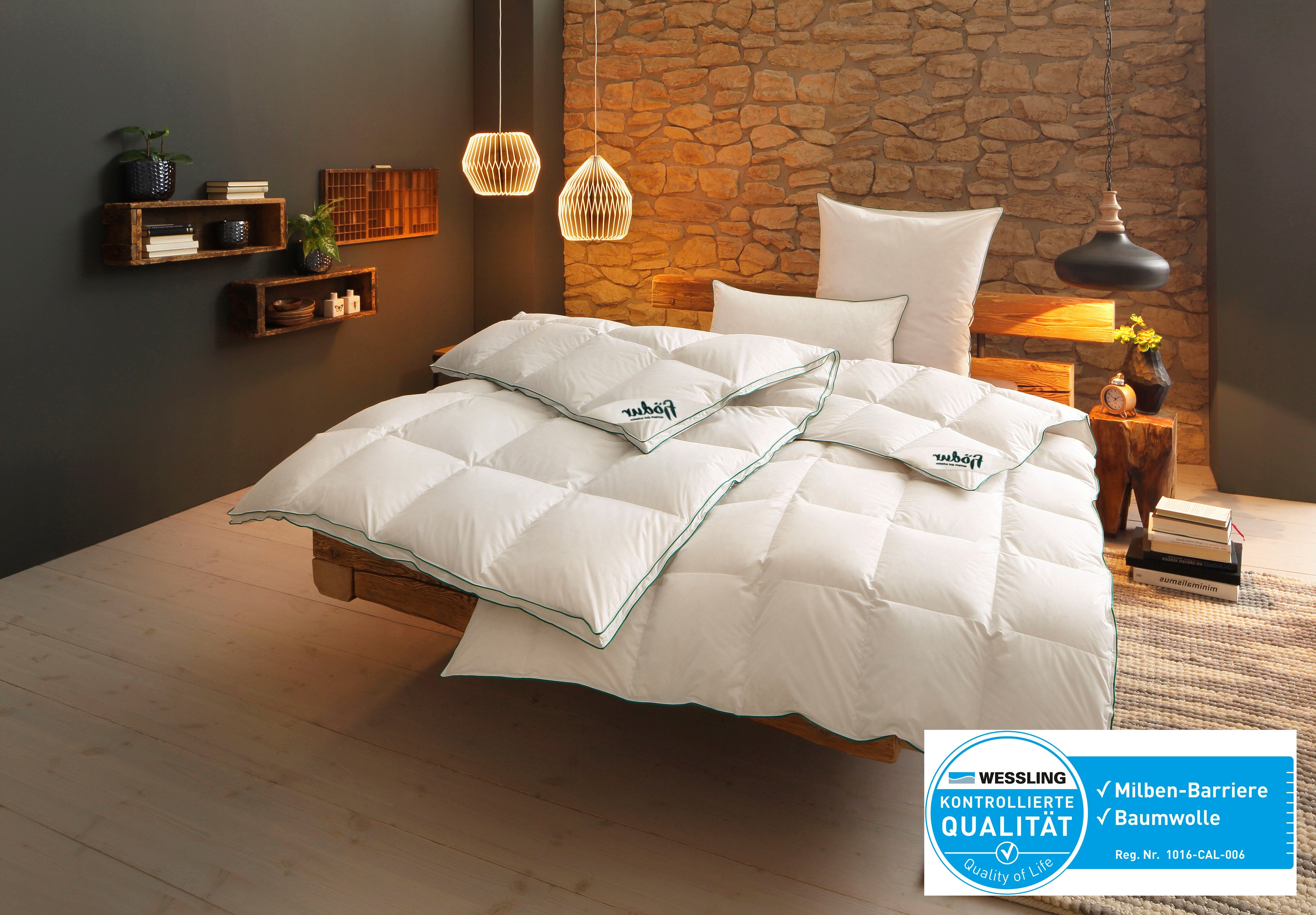 Federkissen Fee, fjödur, Füllung: 85% Federn, 15% Daunen