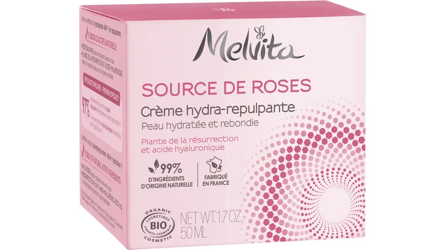 Melvita Creme Gesicht Source de Roses 50 ml