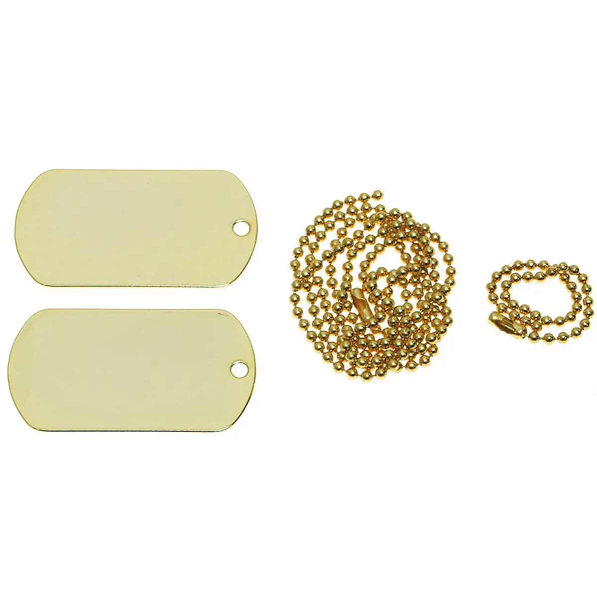 US Erkennungsmarke gold