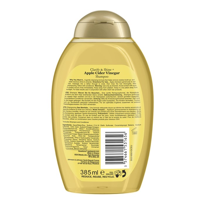Apple Cider Vinegar Shampoo