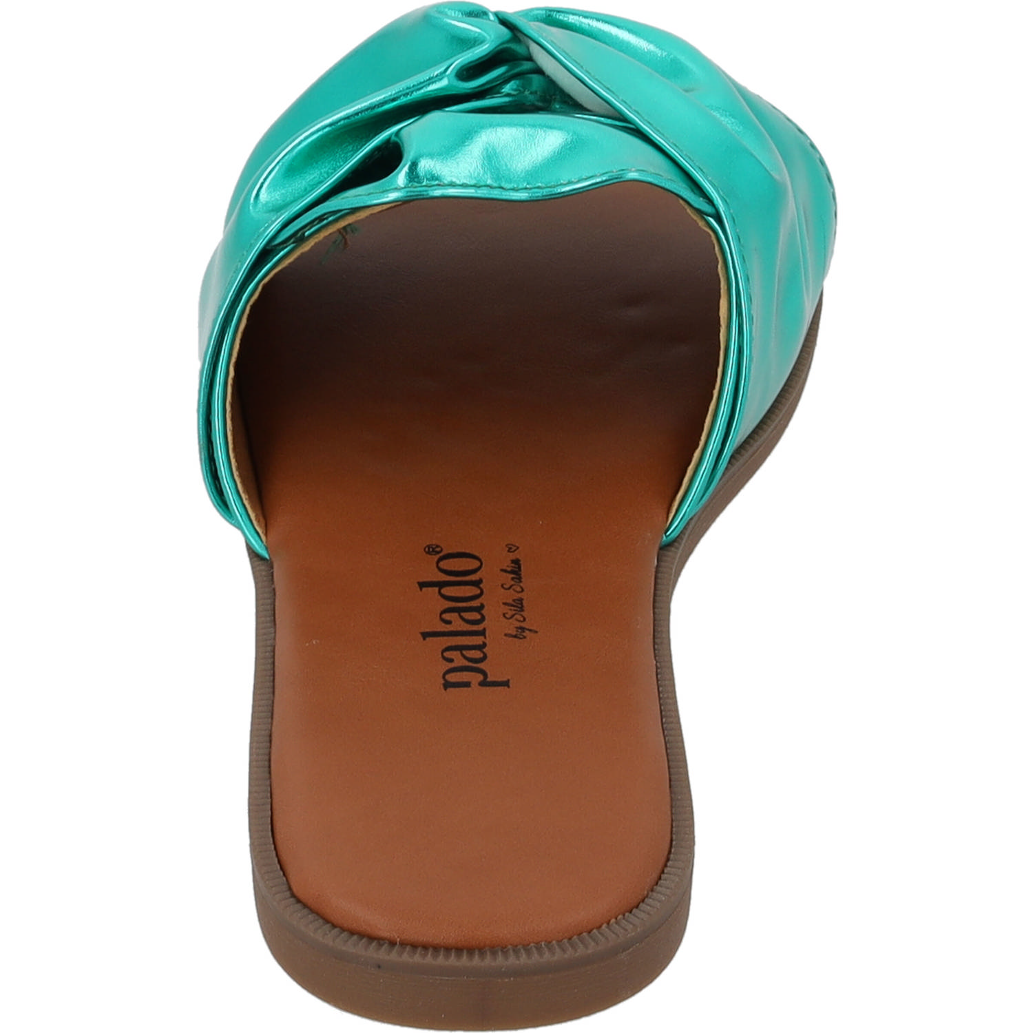 Palado Namar by Sila Sahin, Pantoletten, Damen, Grün Metallic