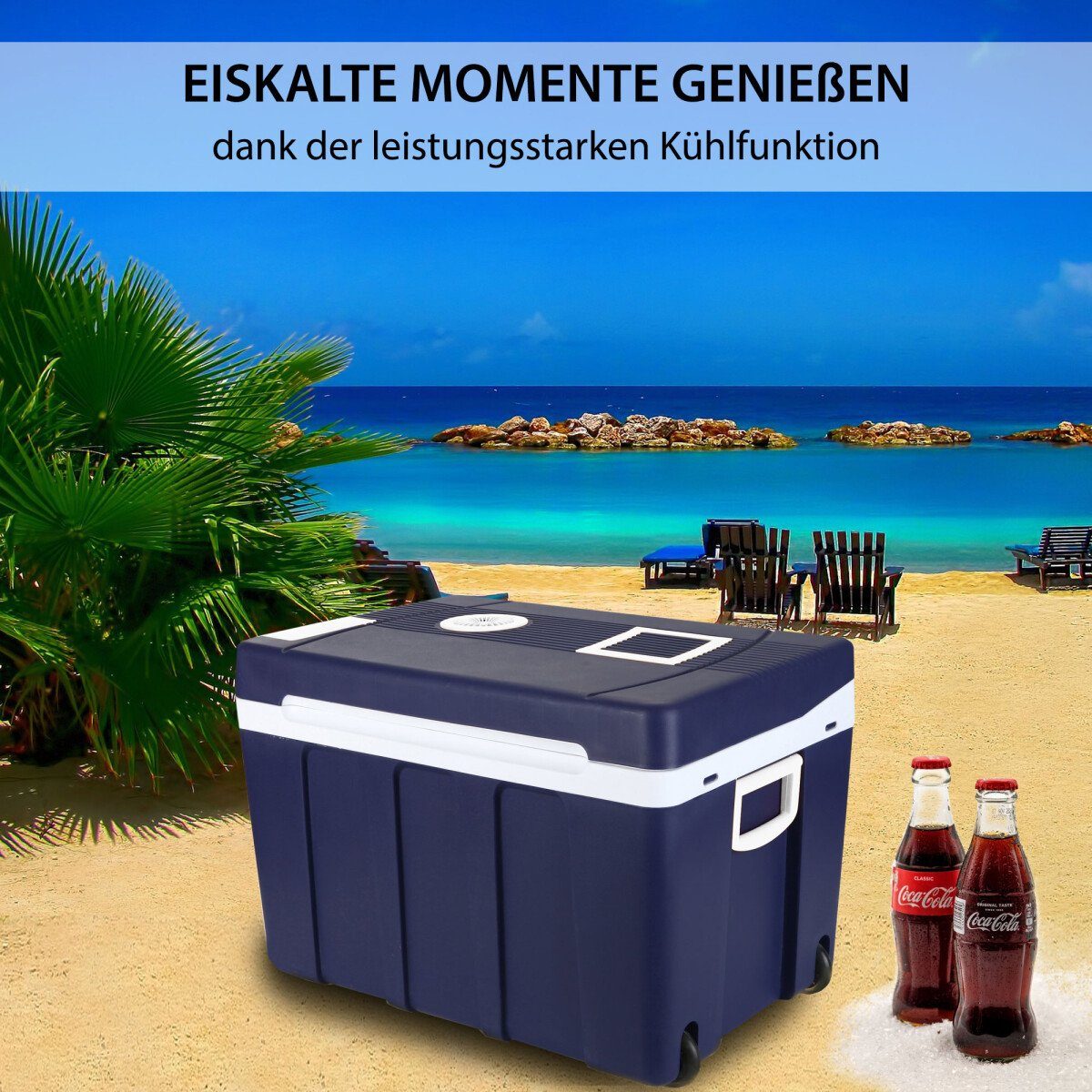 Syntrox Germany Kühlbox SYNTROX Germany - Kühlbox Dschubba 50 Liter Warmhaltefunktion